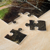 Achtergrond wijngaarden legpuzzel (Zijkant)