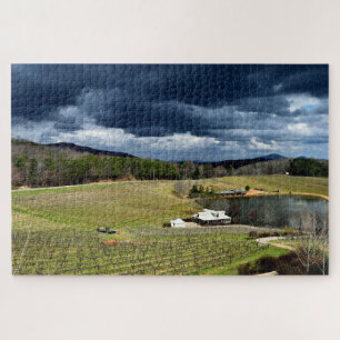 Achtergrond wijngaarden  legpuzzel