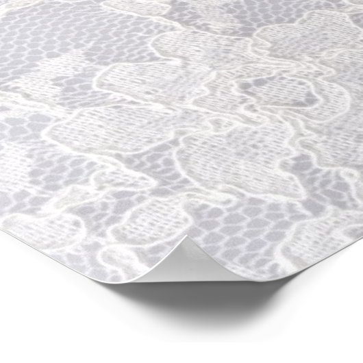 Achtergrond wit lampglas loopvlak poster (Hoek)