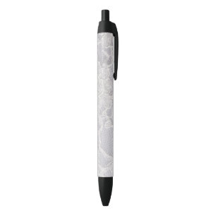 Achtergrond wit lampglas loopvlak zwarte inkt pen
