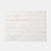 Achtergrond wit oud hout deurmat (Voorkant)