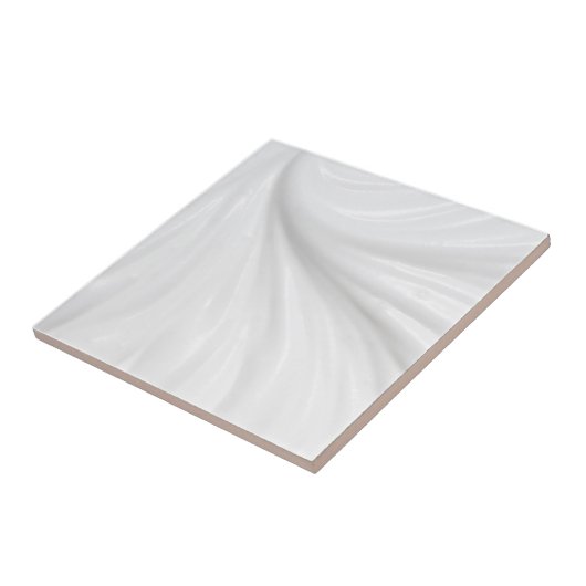 Achtergrond witte roomkleurig tegeltje (Zijkant)