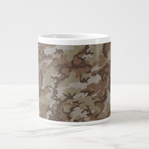 Achtergrond woestijn Camouflage Grote Koffiekop