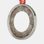 Achtergrond woestijn Camouflage Metalen Ornament (Links)