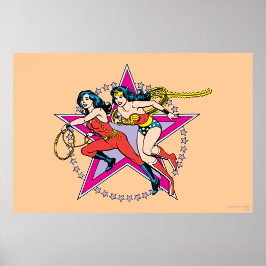 Achtergrond Wonder Woman Star Poster (Voorkant)