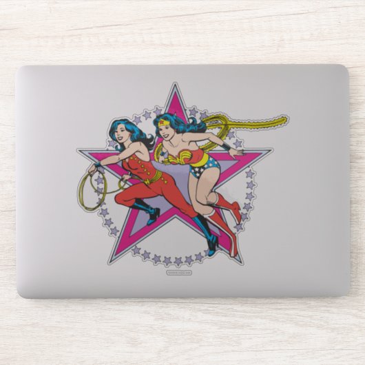 Achtergrond Wonder Woman Star Sticker (Computer)