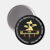 Achtergrond zakelijke Logo Magneet (Voorkant / Achterkant)