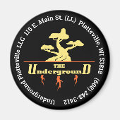 Achtergrond zakelijke Logo Magneet (Voorkant)