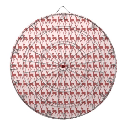Achtergrond zalm Deer Pattern Dartbord (Voorkant)