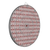 Achtergrond zalm Deer Pattern Dartbord (Voorkant Links)