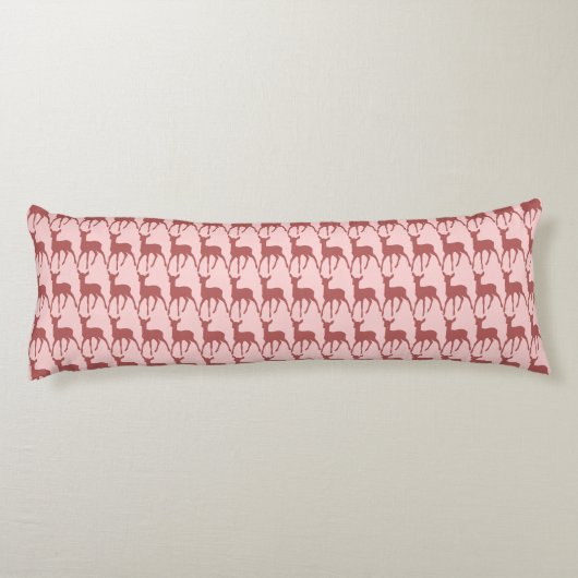 Achtergrond zalm Deer Pattern Lichaamskussen (Achterkant)
