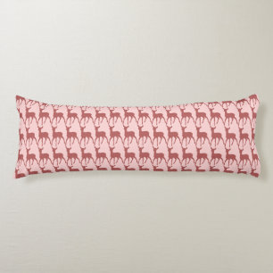 Achtergrond zalm Deer Pattern Lichaamskussen
