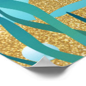 Achtergrond Zeemeermin-Poster van Mermaid Party Poster (Hoek)