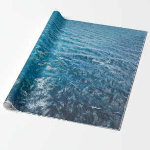 Achtergrond zeewater cadeaupapier