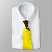 Achtergrond zonnebloemen stropdas (Gebonden)