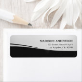 Achtergrond zwart en grijs etiket (Insitu)