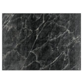 Achtergrond zwart Roos Stone Pattern Snijplank (Voorkant)