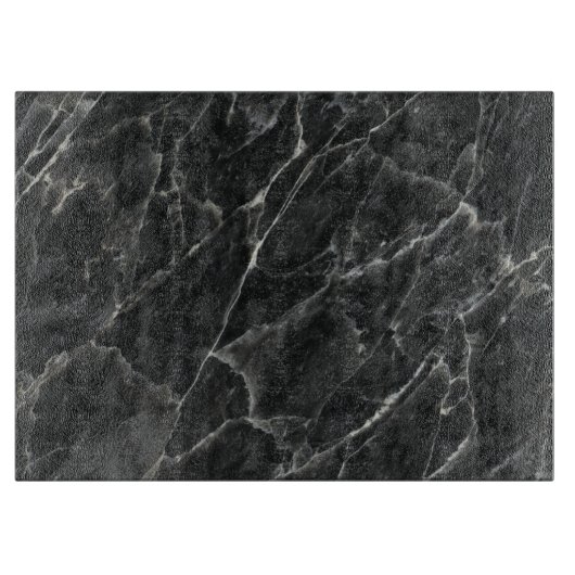 Achtergrond zwart Roos Stone Pattern Snijplank (Voorkant)