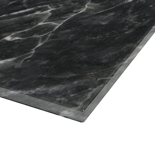 Achtergrond zwart Roos Stone Pattern Snijplank (Hoek)