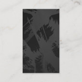 Achtergrond zwart textiel klantenkaartje (Achterkant)