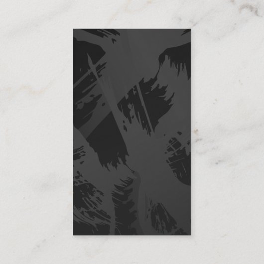 Achtergrond zwart textiel klantenkaartje (Achterkant)