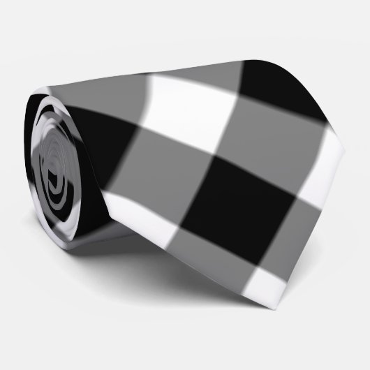 Achtergrond zwart-wit stropdas (Opgerold)