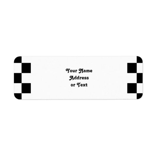 Achtergrond zwart-wit toetsenbord etiket (Voorkant)