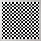 Achtergrond zwart-wit toetsenbord poster (Voorkant)