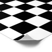 Achtergrond zwart-wit toetsenbord poster (Hoek)