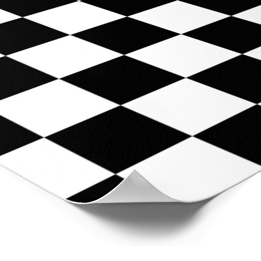 Achtergrond zwart-wit toetsenbord poster (Hoek)