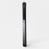 Achtergrond zwart-wit tot Bright staal Fade Diamon Case-Mate iPhone Case (Achterkant/links)