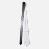Achtergrond zwart-wit tot Bright staal Fade Diamon Stropdas (Achterkant)