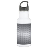 Achtergrond zwart-wit tot Bright staal Fade Diamon Waterfles (Voorkant)