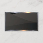 Achtergrond zwarte golven | QR-code Visitekaartje (Achterkant)