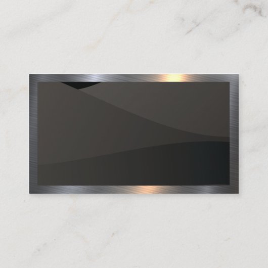 Achtergrond zwarte golven | QR-code Visitekaartje (Achterkant)