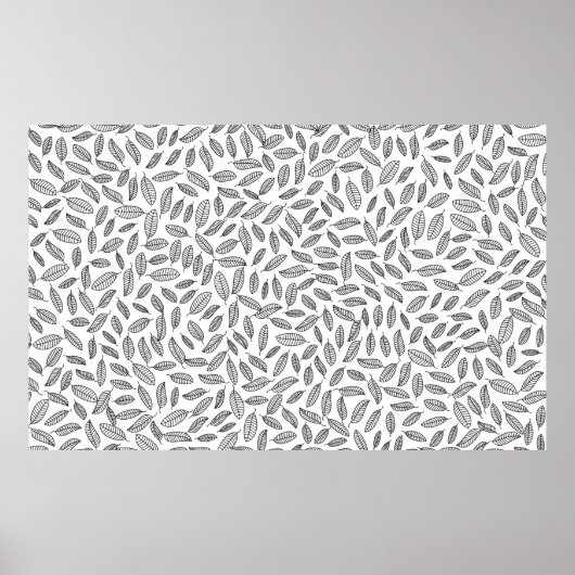 Achtergrondachtergrond bladeren poster (Voorkant)