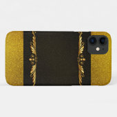 Achtergrondafbeelding Gouden Frame  Case-Mate iPhone Case (Achterkant (horizontaal))