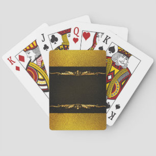 Achtergrondafbeelding Gouden Frame Pokerkaarten