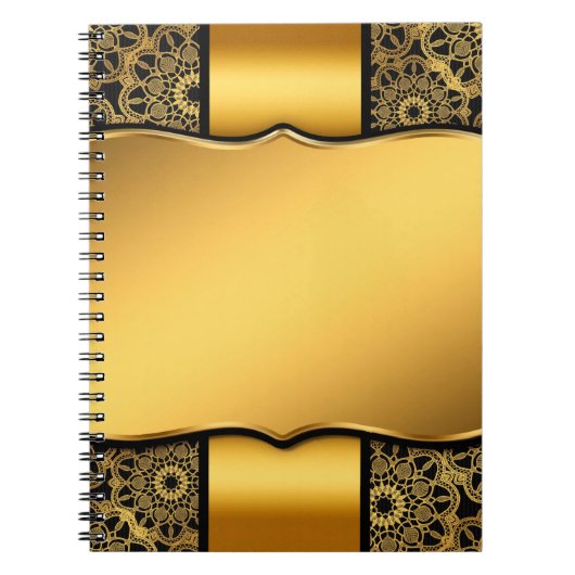 Achtergrondafbeelding gouden lijst notitieboek (Voorkant)
