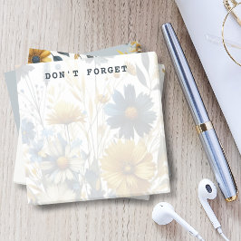 Achtergrondafbeelding met watercolorbloemen Aanpas Post-it® Notes