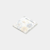 Achtergrondafbeelding met watercolorbloemen Aanpas Post-it® Notes (Schuin)