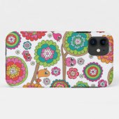 Achtergrondafbeelding vogelpatroon Case-Mate iPhone case (Achterkant (horizontaal))