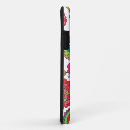 Achtergrondafbeelding vogelpatroon Case-Mate iPhone case (Achterkant/rechts)