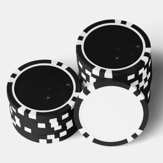 Achtergrondassen in Leo IV-veld Poker Chips (Opstapeling)