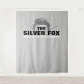 Achtergrondbanner voor verjaardagsfeest voor manne wandkleed (Voorkant)