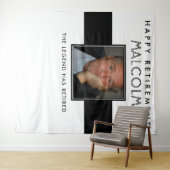 Achtergrondbannertapes van de pensioenpartij wandkleed (In Situ (horizontaal))