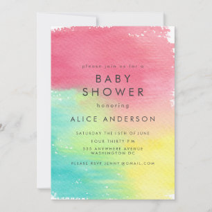 Achtergrondbedprintkaarten voor regenboogWaterverf Kaart