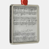 Achtergrondbeeld van een muziekpagina metalen ornament (Rechts)