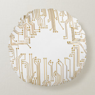 Achtergrondbehangselpapier voor schakeldozen rond kussen