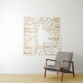 Achtergrondbehangselpapier voor schakeldozen wandkleed (In Situ (horizontaal))